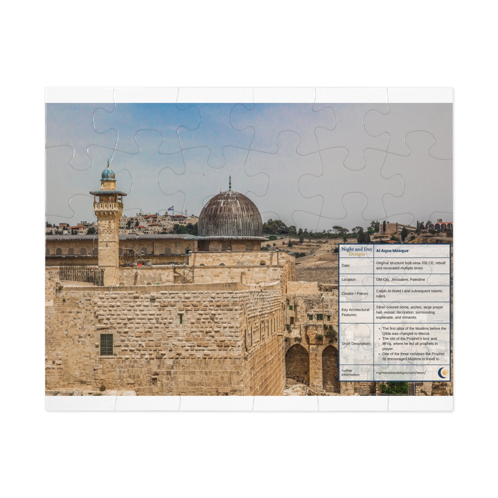 Masjid al-Aqsa Jigsaw Puzzle – Islamic Jerusalem Puzzle - Image 7