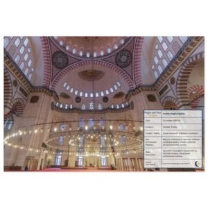 Inside Hagia Sophia Jigsaw Puzzle – Istanbul  Islamic Architecture Puzzle