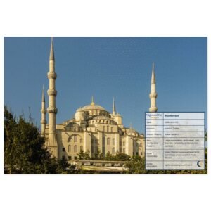 Blue Mosque Jigsaw Puzzle – Istanbul Islamic Architecture