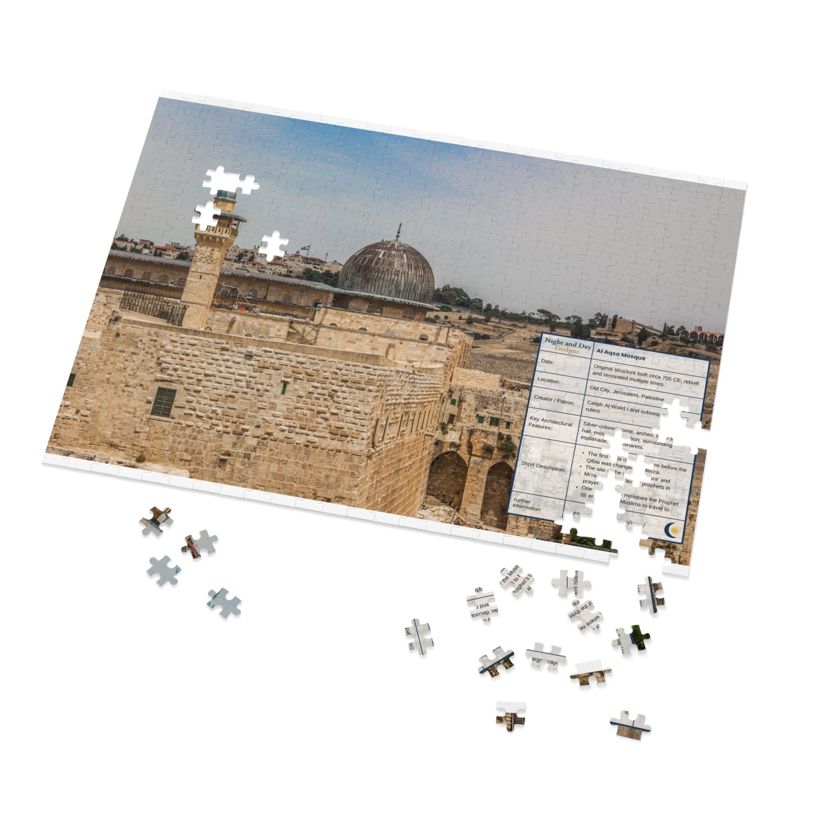 Masjid al-Aqsa Jigsaw Puzzle – Islamic Jerusalem Puzzle - Image 5